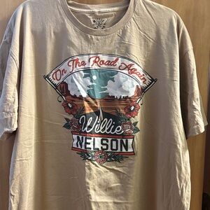 Bravado Tan Willie Nelson Graphic Tee